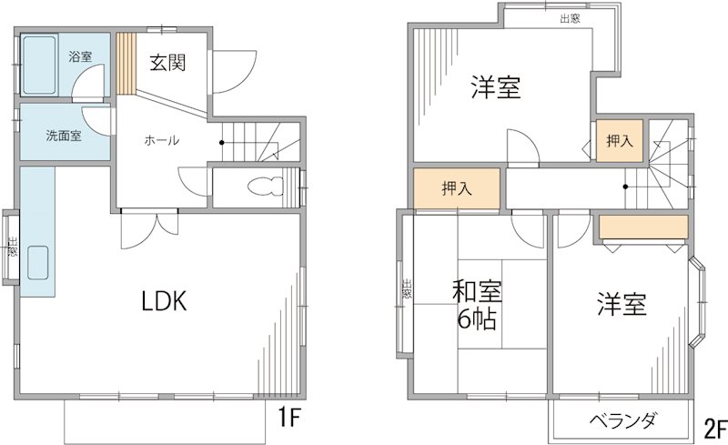 宇田川邸B 間取り