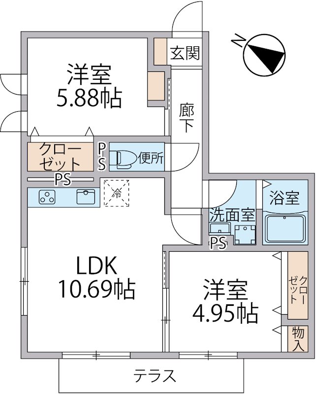 Luana Court C 間取り