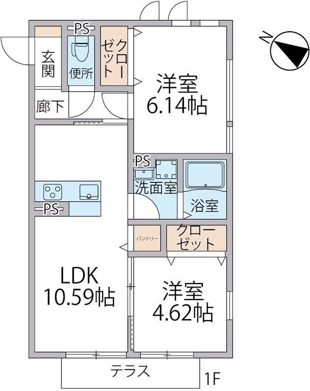 Luana Court C 間取り