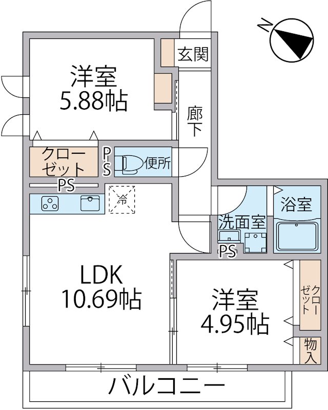 Luana Court C 間取り