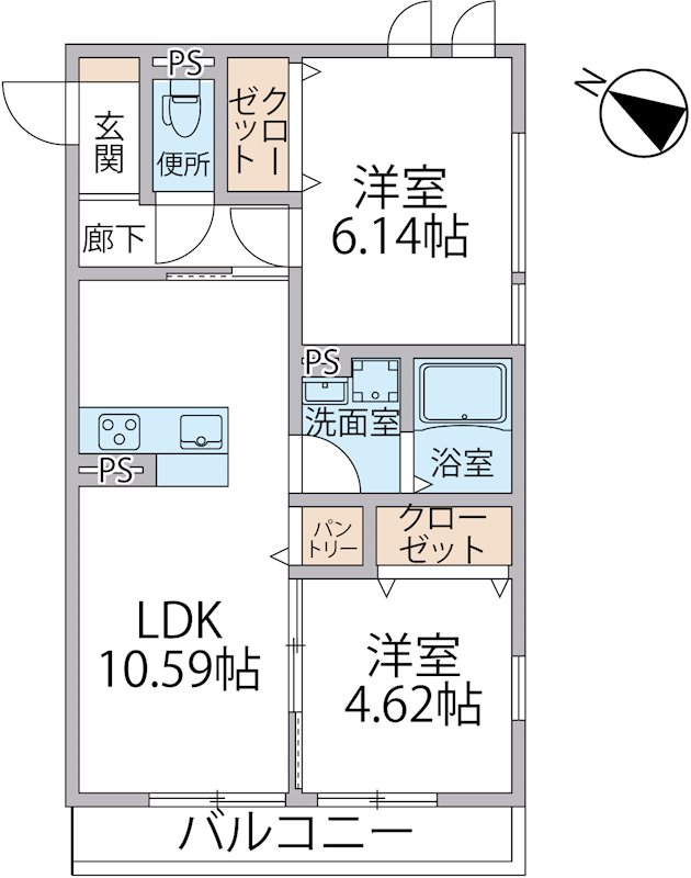 Luana Court C 間取り